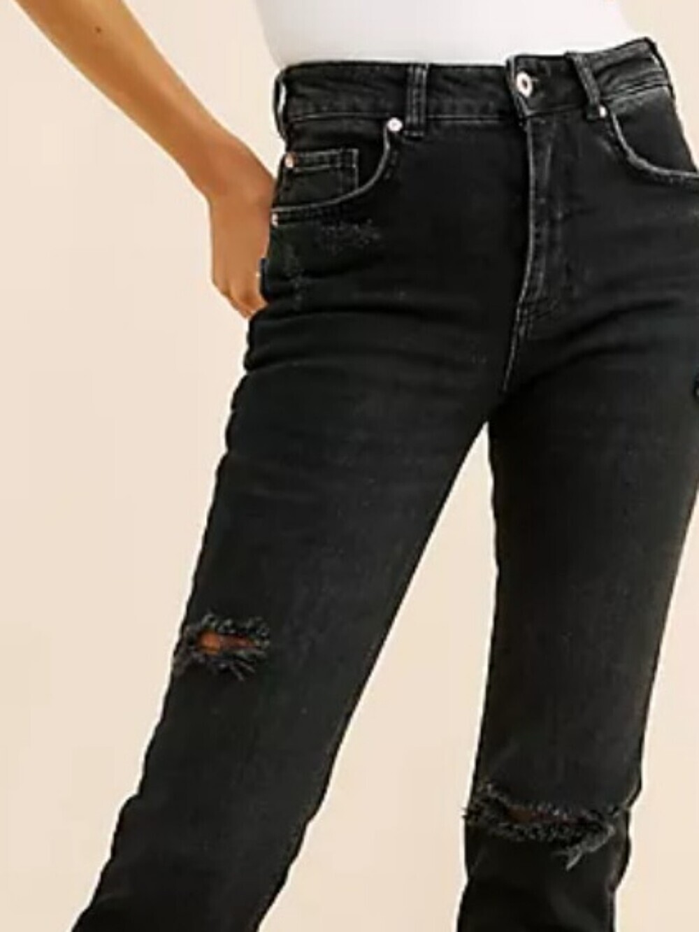 Pilcro Vintage Straight Plus Size Jeans * Black * 18W